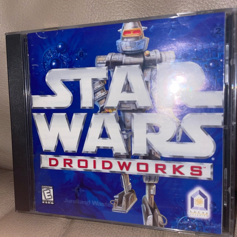 Star Wars Droidworks Video Game PC Good Condition Edutainment Science Stem